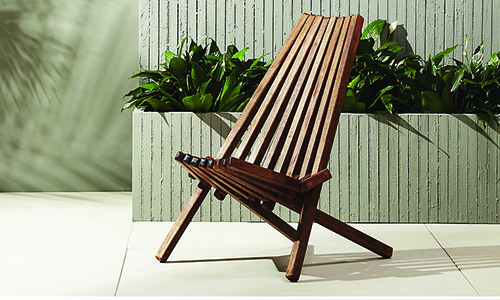 صندلی تاشو چوبی فضای باز