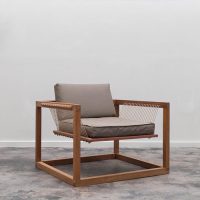 صندلي راحتي معلق چوبی