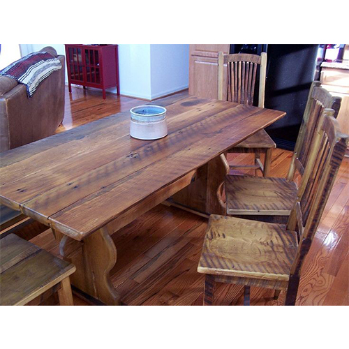 میز و صندلی نهارخوری چوبی چهار نفره